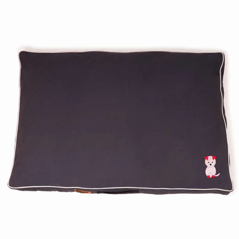 Petter World Comfort Flat Cushion Bed for Dogs (Autumn Grey)