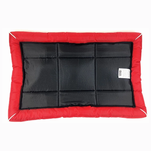 Petter World Waterproof Mat with Padded Perimeters for Dogs (Red)