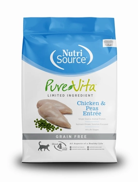 Pure Vita Cat Chicken & Peas Entree