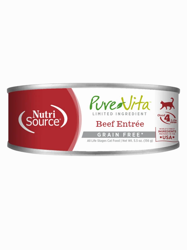 Pure Vita Cat Grain-Free Beef Entree
