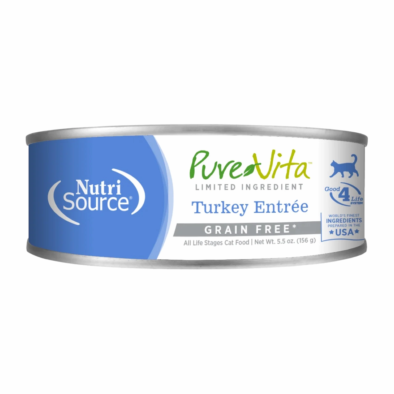 Pure Vita Cat Grain-Free Turkey Entree