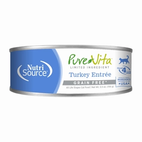 Pure Vita Cat Grain-Free Turkey Entree