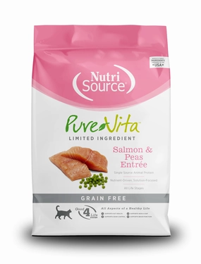 Pure Vita Cat Salmon & Peas Entree