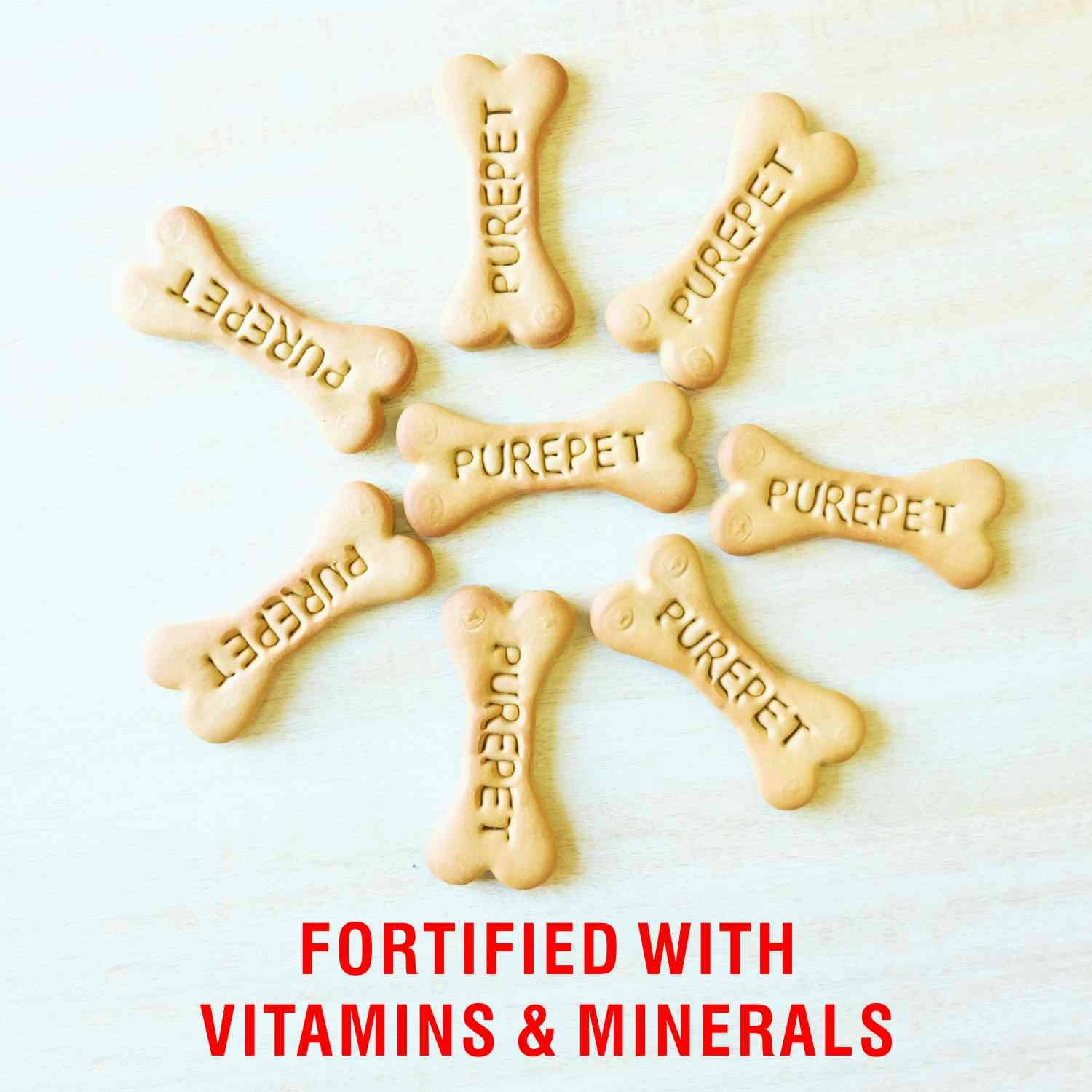 Purepet 100% Vegeterian Biscuit Dog Treats