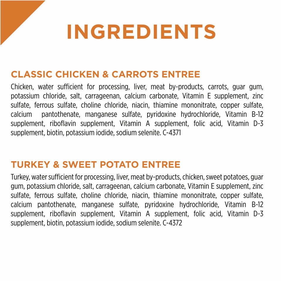Purina Pro Plan Grain-Free Pate Savor Grain-Free Chicken & Turkey Entrees Wet Dog Food Variety Pack