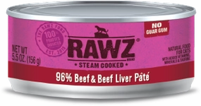 Rawz Cat 96% Beef & Beef Liver Pate
