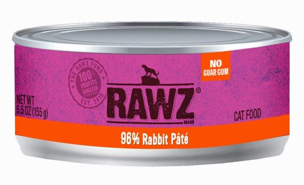 Rawz Cat 96% Rabbit Pate