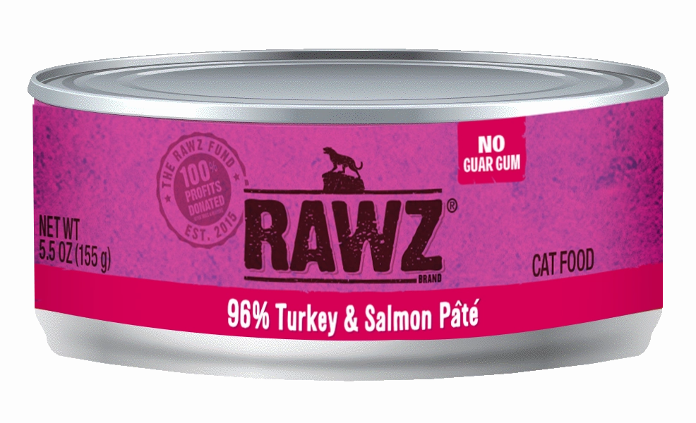 Rawz Cat 96% Turkey & Salmon Pate