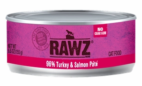 Rawz Cat 96% Turkey & Salmon Pate