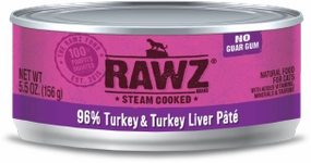 Rawz Cat 96% Turkey & Turkey Liver Pate