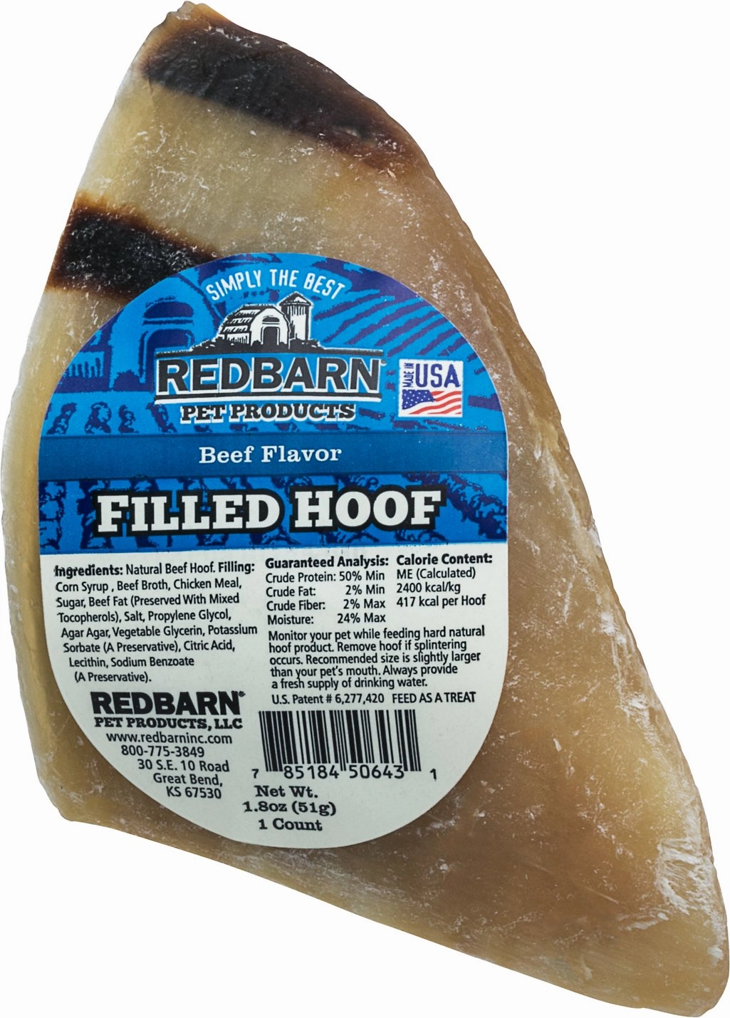 Red Barn Filled Beefy Hoof