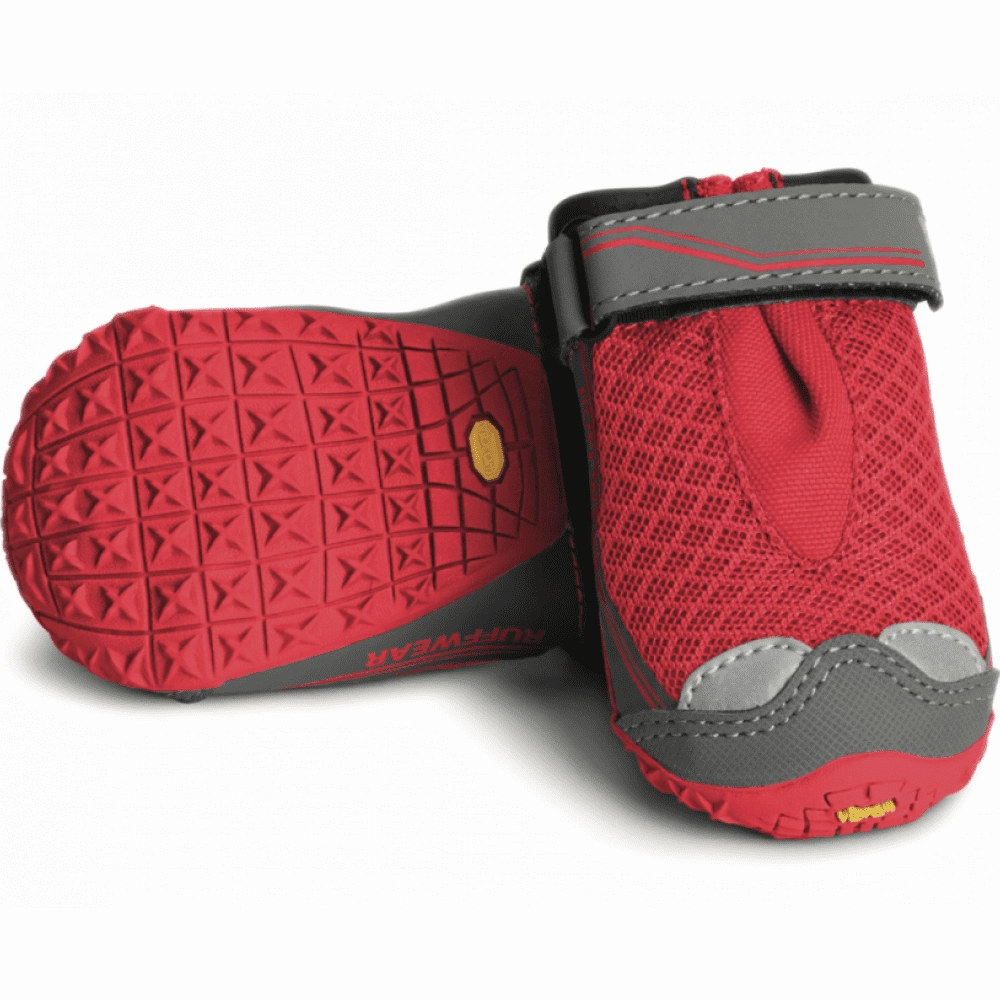 Ruffwear Grip Trex Shoes for Dogs (Red Currant Set of Two)