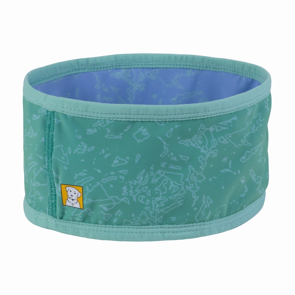Ruffwear Swamp Cooler Neck Gaiter for Dogs (Aurora Teal/ Heliotrope Purple)