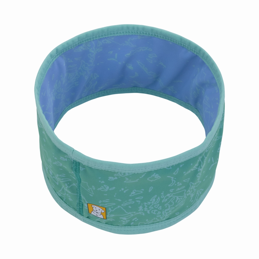 Ruffwear Swamp Cooler Neck Gaiter for Dogs (Aurora Teal/ Heliotrope Purple)