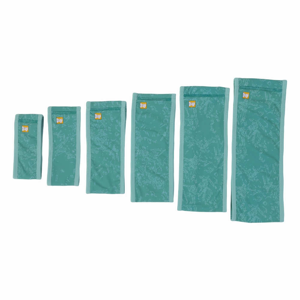 Ruffwear Swamp Cooler Neck Gaiter for Dogs (Aurora Teal/ Heliotrope Purple)