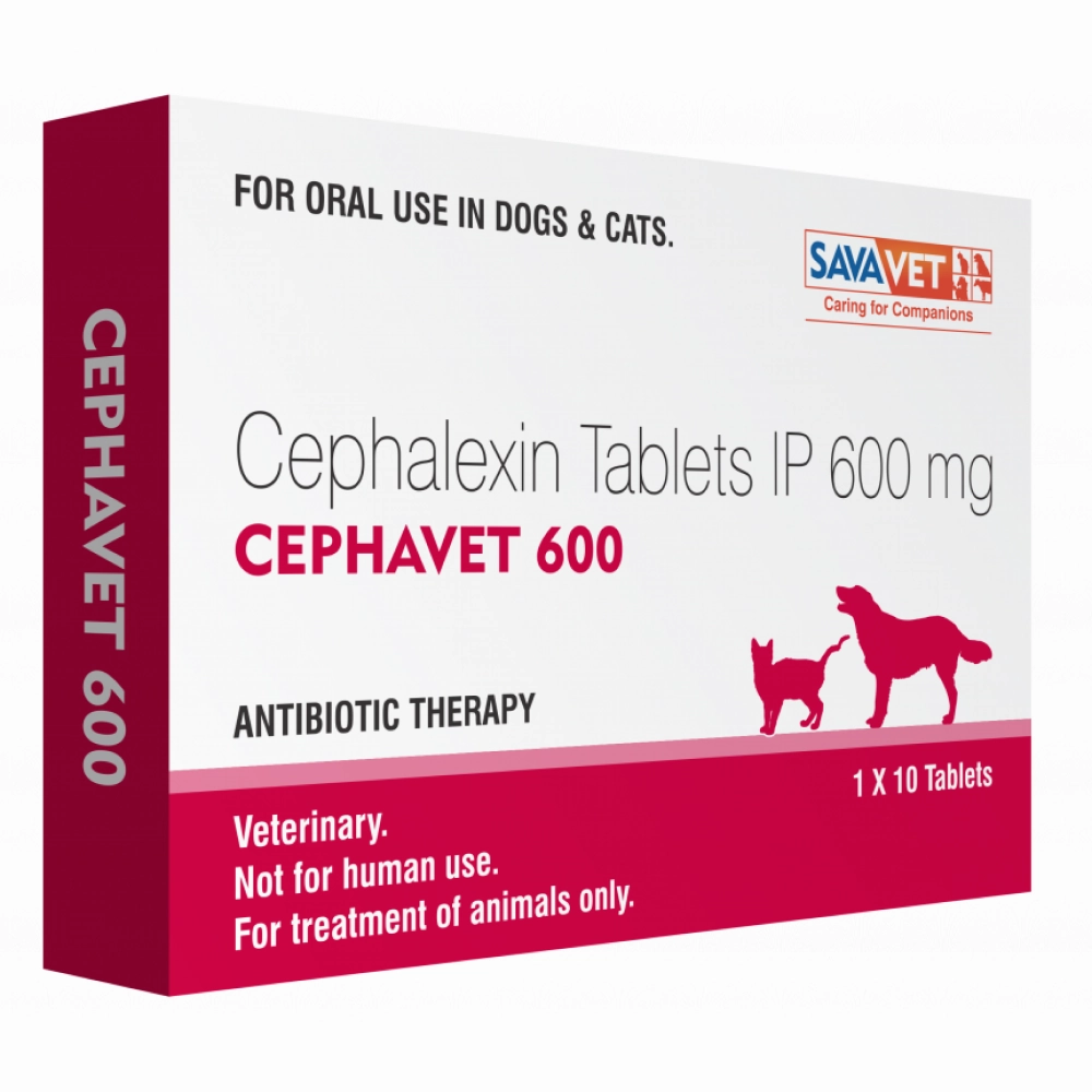 Savavet Cephavet 600 mg (Cephalexin) Tablet for Dogs & Cats