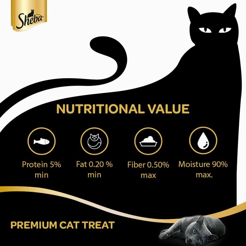 Sheba Chicken & Chicken Whitefish Sasami Selection Melty Premium Cat Treats