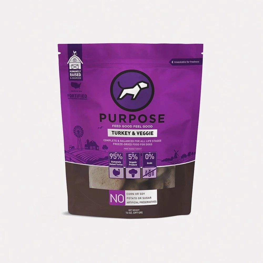 Single Protein Turkey & Veggie Freeze Dried Dog Food