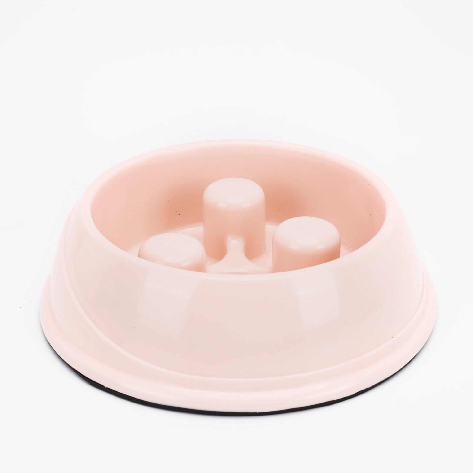 Skatrs Antiskid Slow Feeder Bowl for Dogs and Cats (Pink)