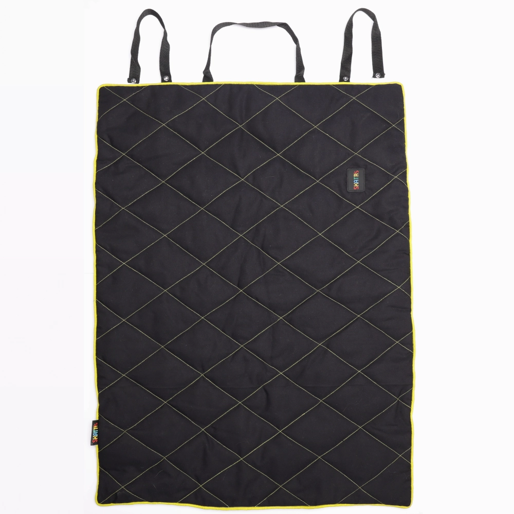 Skatrs Foldable Quilted Mat for Dogs and Cats (Black)