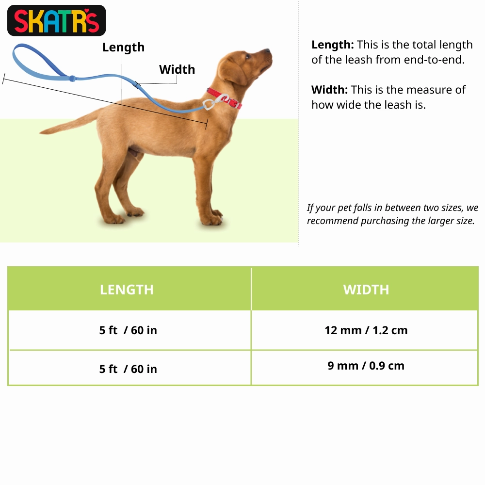 Skatrs Reflective Nylon Rope Leash for Dogs (Pink)
