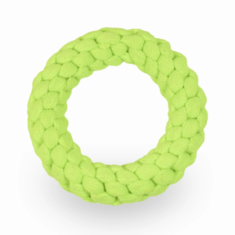 Skatrs Rope Ring Toy, Pet Vogue Bouncy Ball & Henlo Chicken Pops High Protein Treats Dog Combo