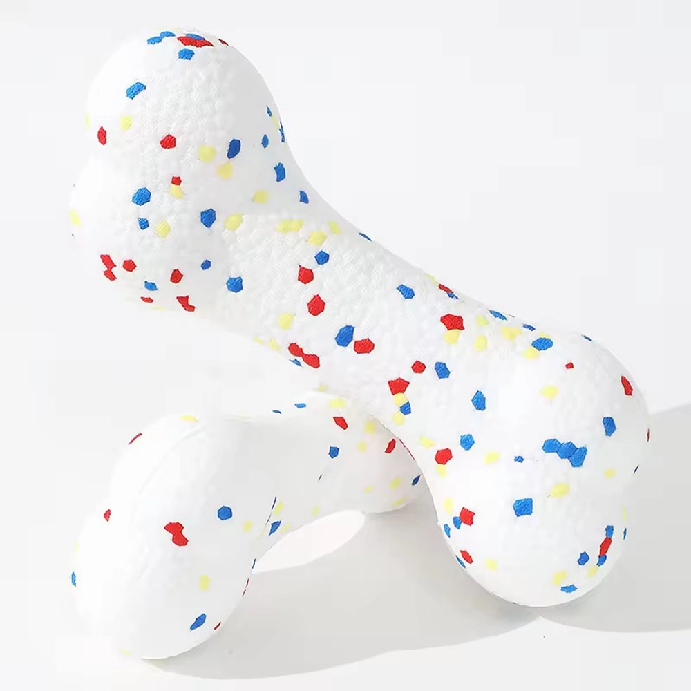 Talking Dog Club Bloom Bone Heavy Chew Toy for Dogs (White)