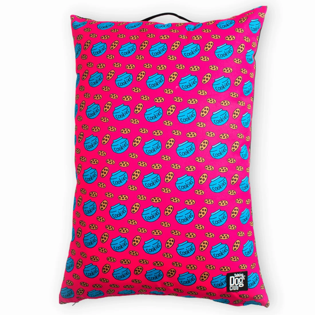 Talking Dog Club Cookie Dream Pillow Bed for Dogs and Cats (Pink)