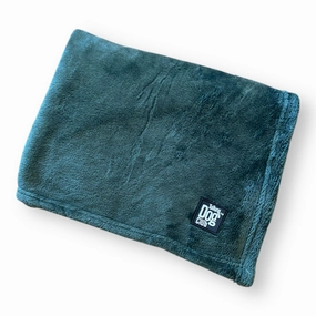 Talking Dog Club Fleece Blanket For Dogs and Cats (Dark Green)