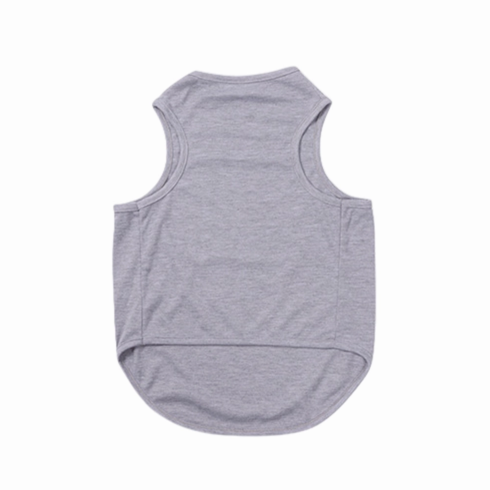 Talking Dog Club Tanky's Tank Tops for Dogs and Cats (Grey)