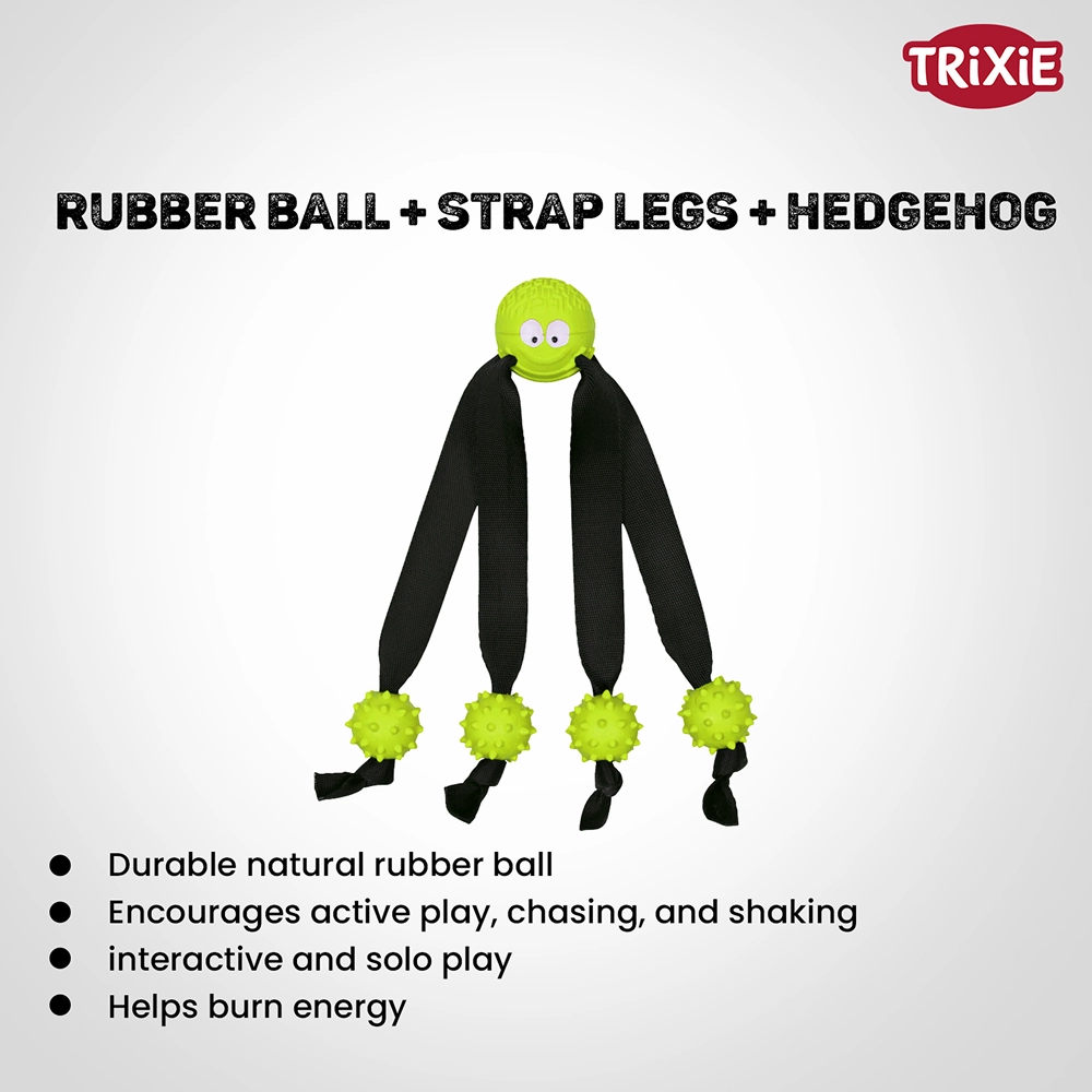 Trixie Ball on a Strap Toy for Dogs (Green)