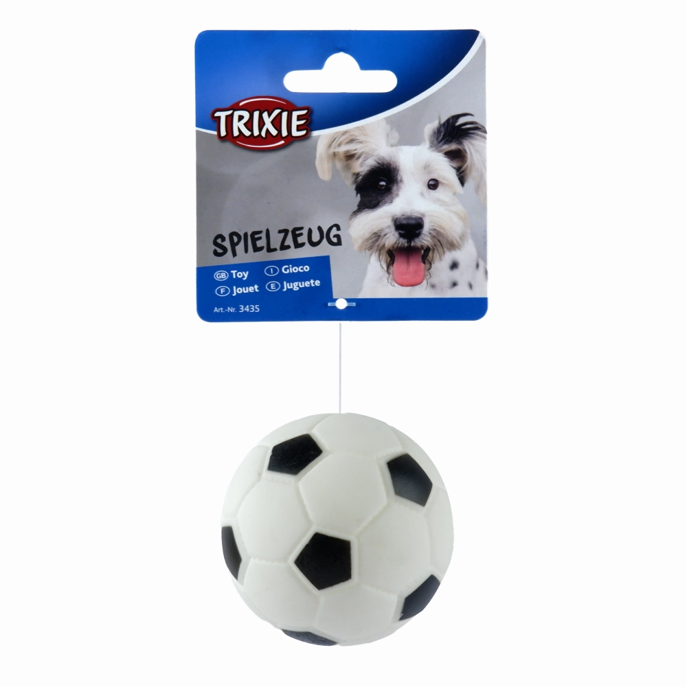 Trixie Football Viny Squeaky Chew Toy for Dogs