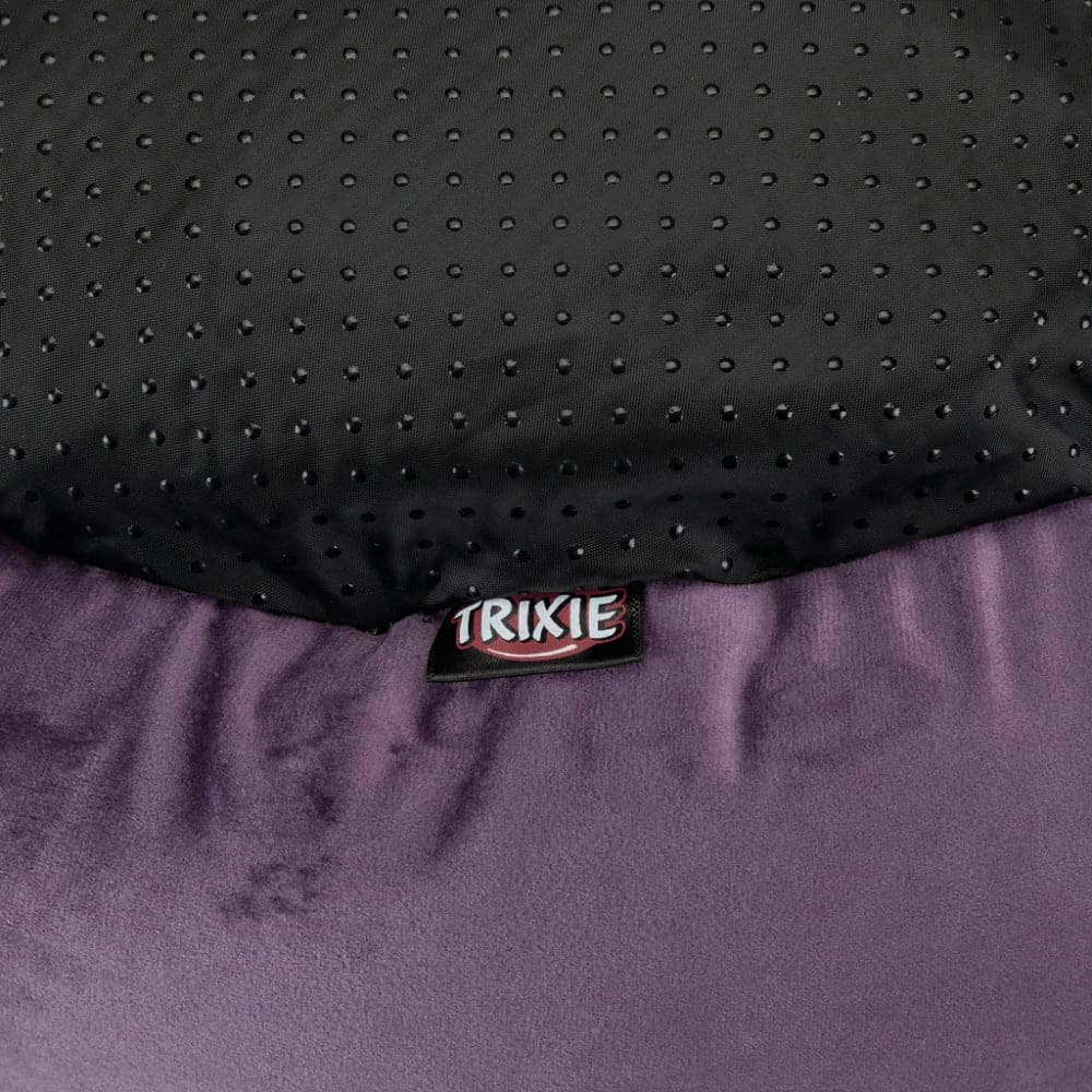 Trixie Pet's Home Round Bed for Dogs and Cats (Purple & Cream)