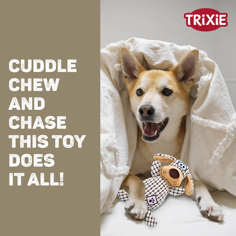 Trixie Soundless Plush Toy for Dogs (Brown)
