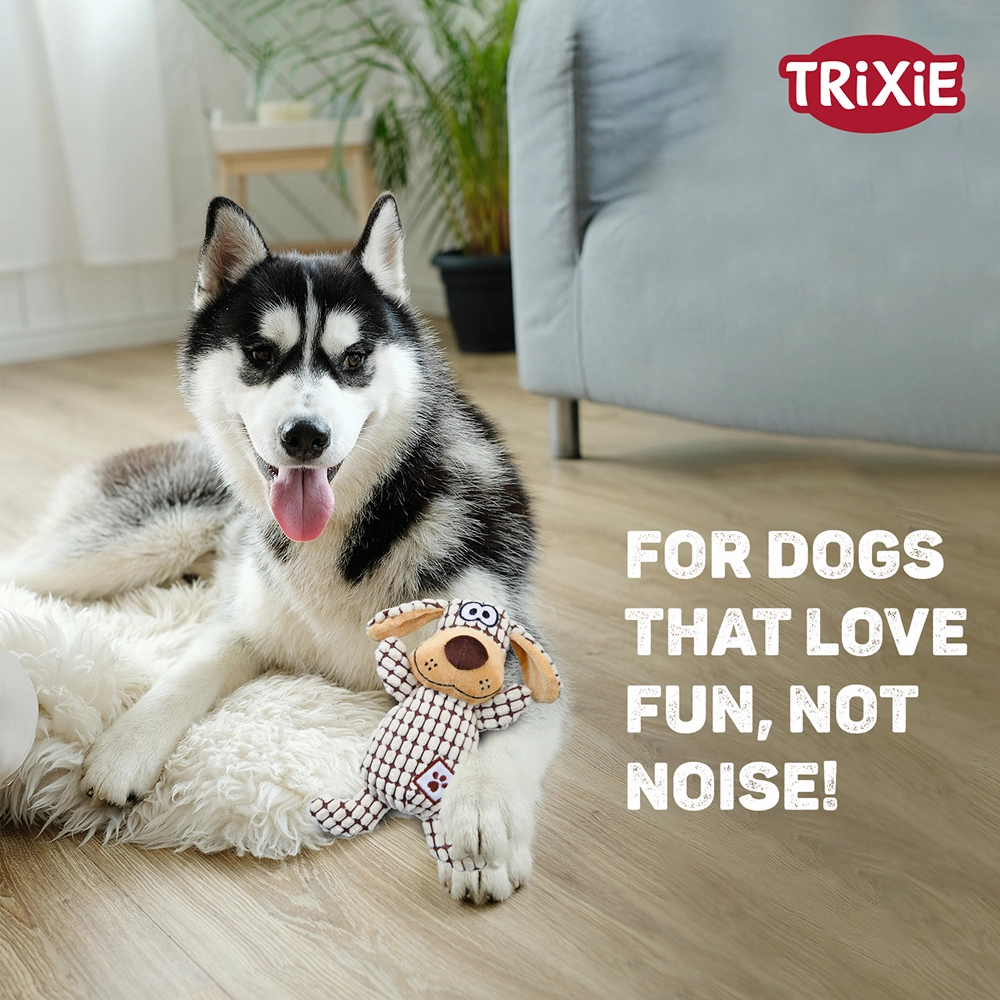 Trixie Soundless Plush Toy for Dogs (Brown)
