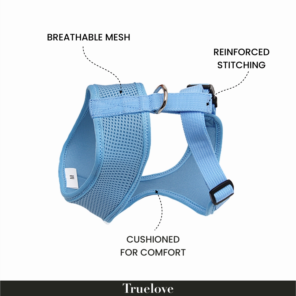 Truelove Harness for Cats and Small Dogs (Blue)