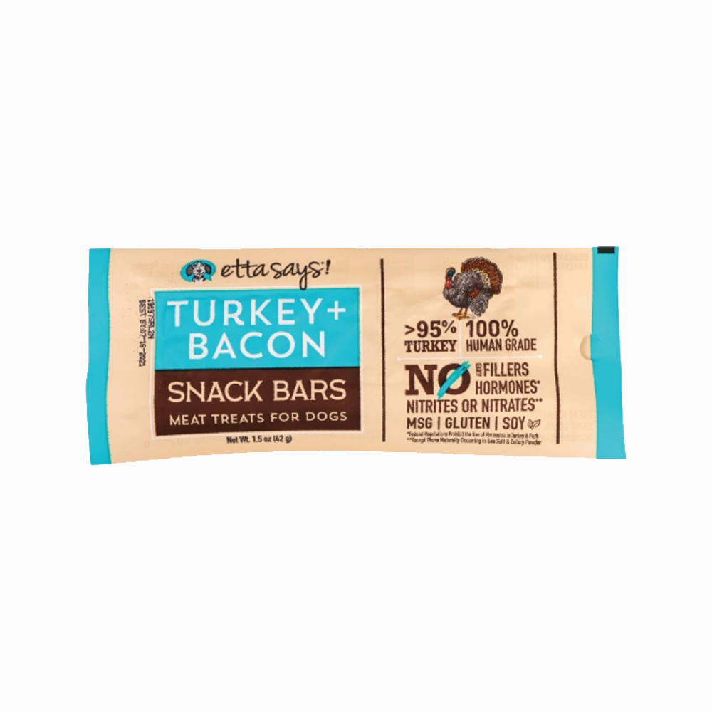 Turkey & Bacon Snack Bars Dog Treats