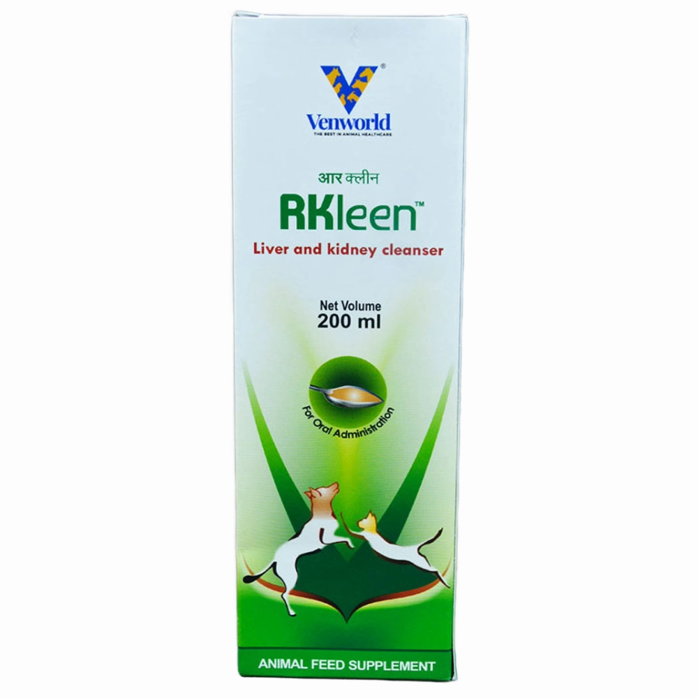 Venkys RKleen Syrup Liver & Kidney Support for Dogs & Cats (200ml)