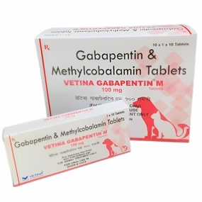 Vetina Gabapentin M 100mg Tablets for Dogs and Cats