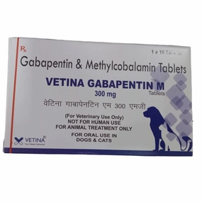 Vetina Gabapentin M 300mg Tablets for Dogs and Cats