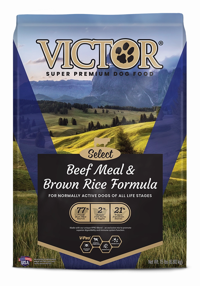 Victor Select Beef Meal & Brown Rice Formula Dry Dog Food