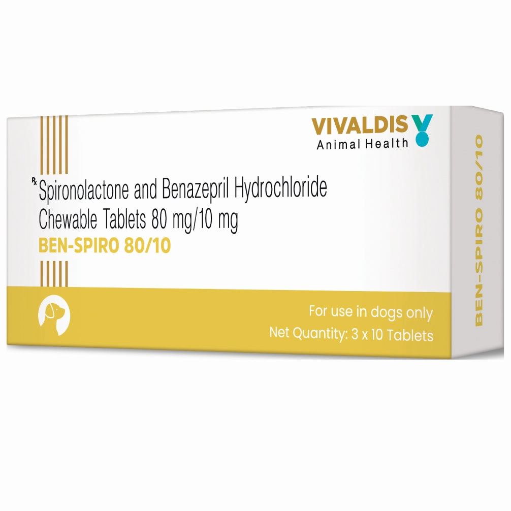 Vivaldis Ben Spiro (Spironolactone & Benzepril) Tablets for Dogs