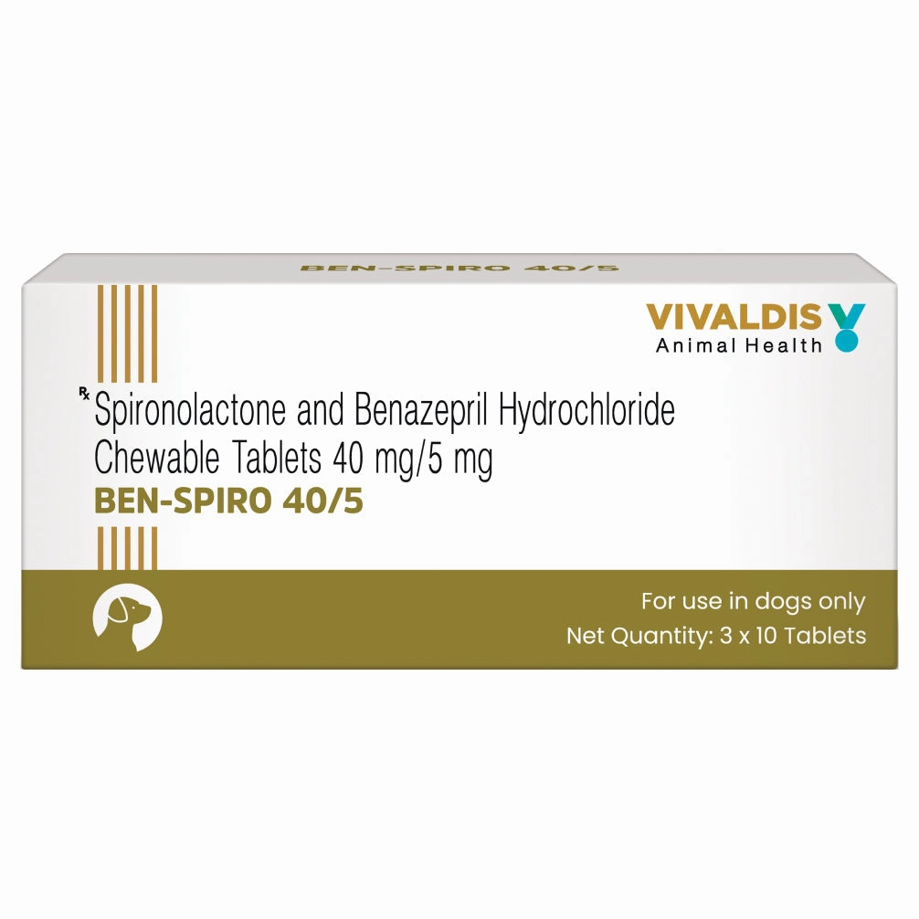 Vivaldis Ben Spiro (Spironolactone & Benzepril) Tablets for Dogs