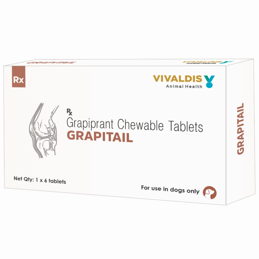 Vivaldis Grapitail 100mg (Grapiprant) Tablet for Dogs