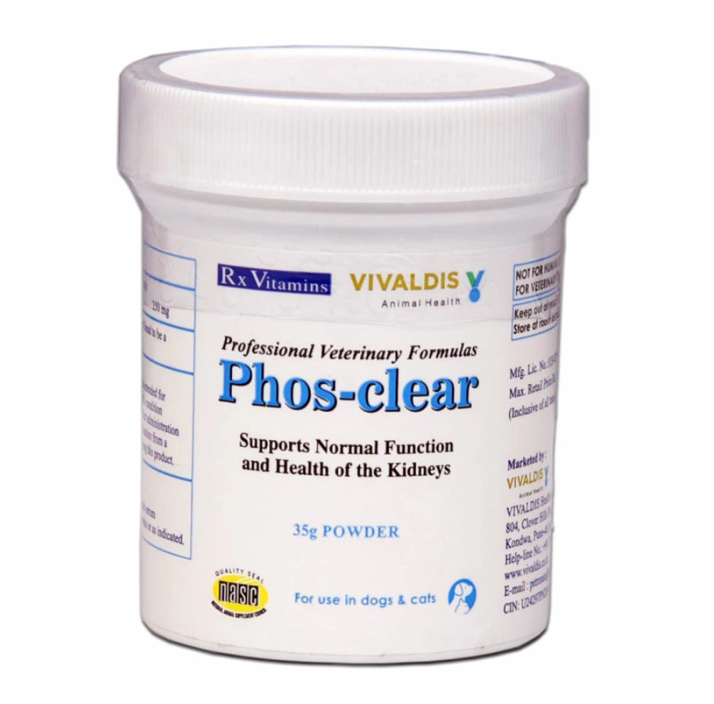 Vivaldis Phos Clear Powder for Dogs and Cats