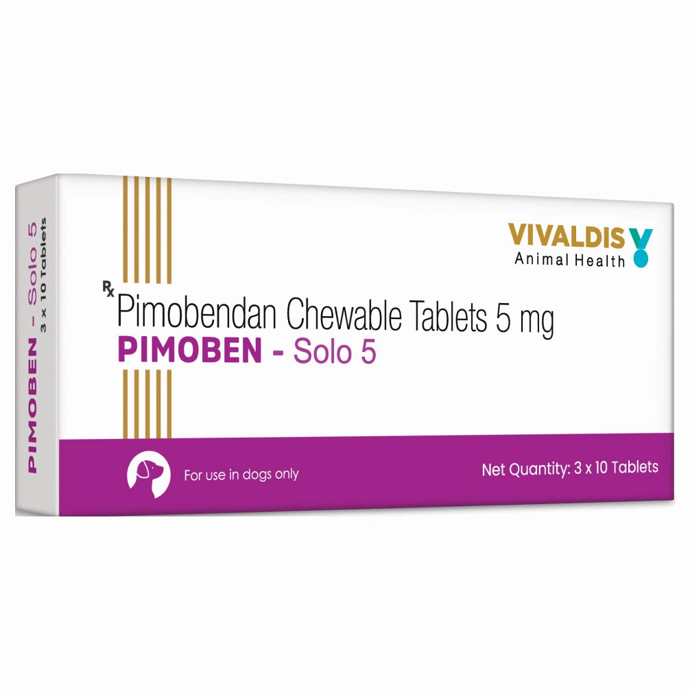 Vivaldis Pimoben (Pimobendan) Solo 5mg Tablet for Dogs