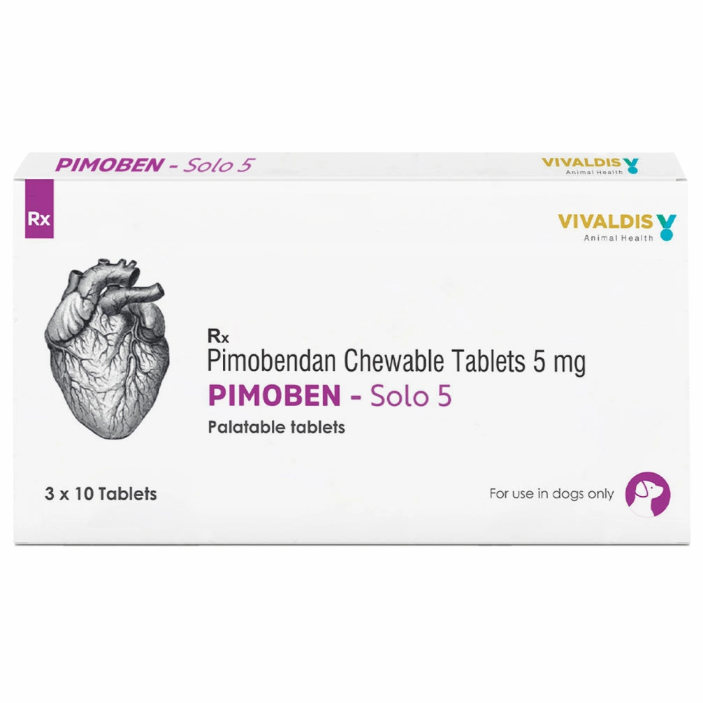 Vivaldis Pimoben (Pimobendan) Solo 5mg Tablet for Dogs
