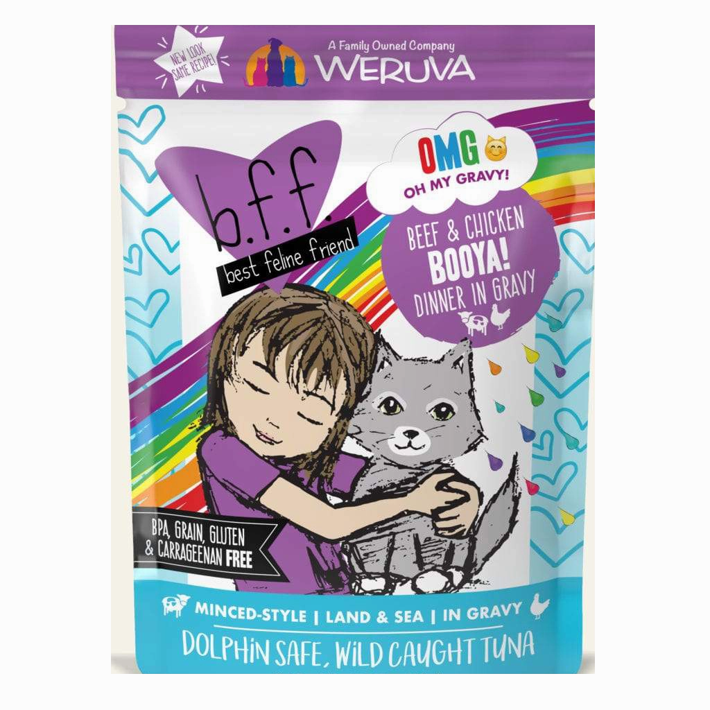Weruva BFF OMG Booya! Beef & Chicken Pouch