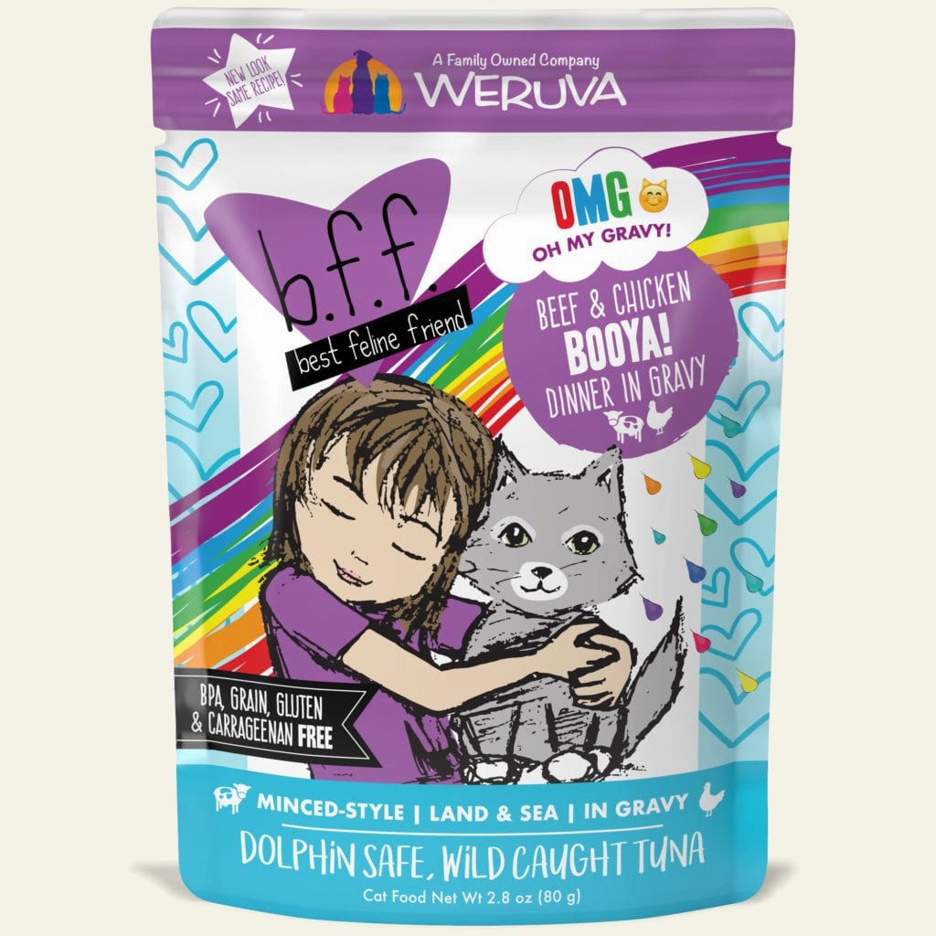 Weruva BFF OMG Booya! Beef & Chicken Pouch