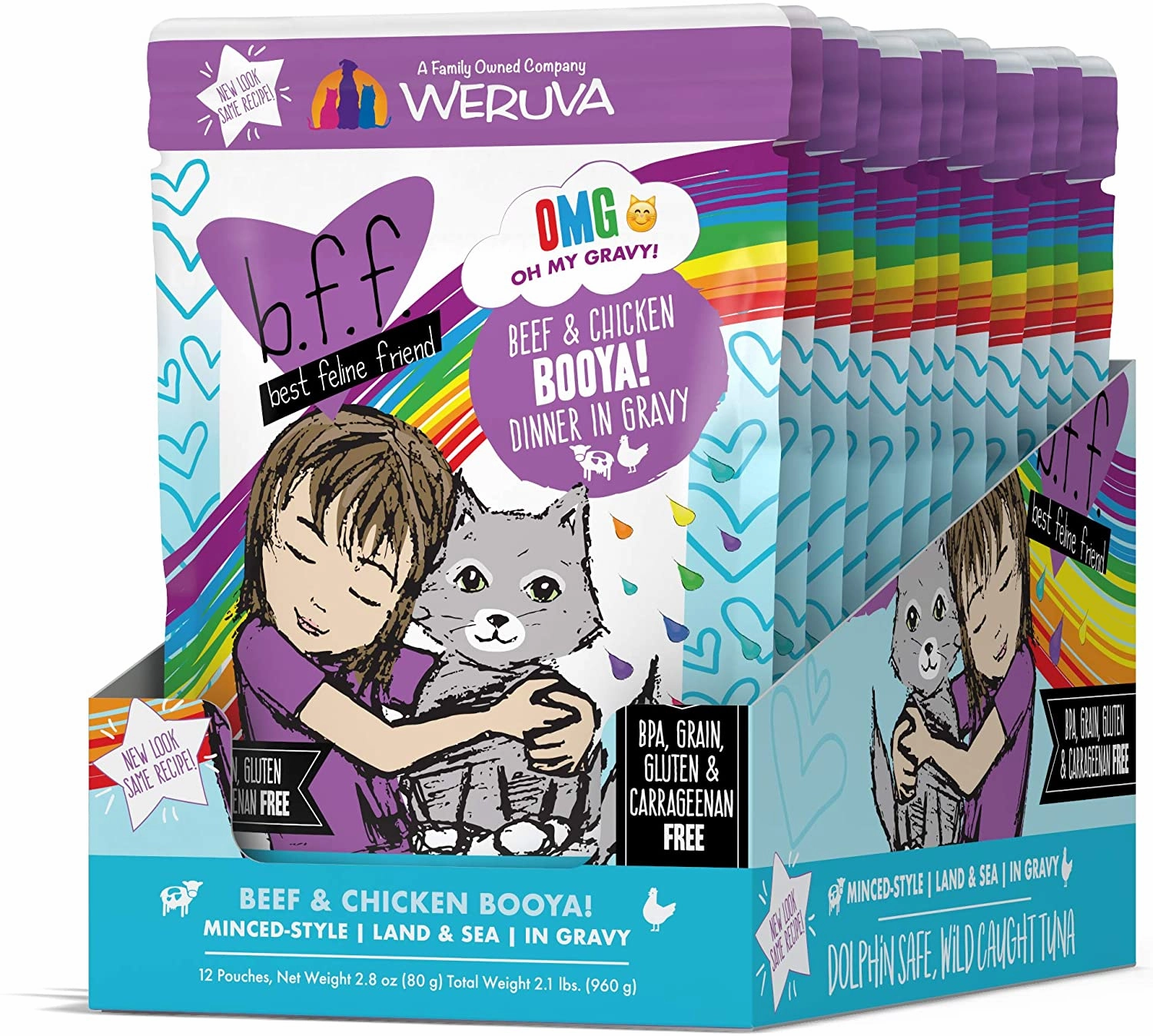 Weruva BFF OMG Booya! Beef & Chicken Pouch